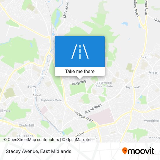 Stacey Avenue map