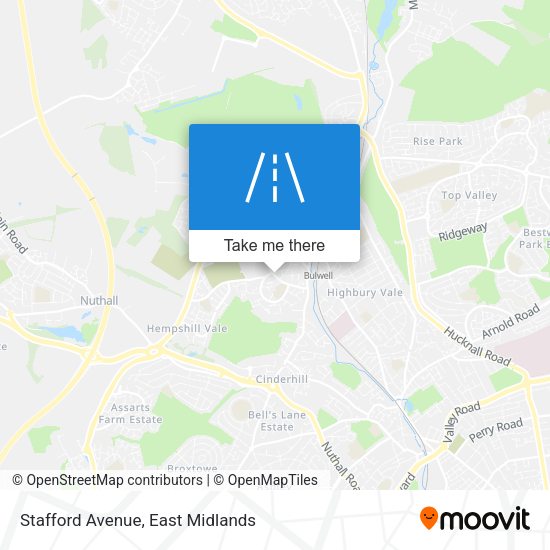 Stafford Avenue map