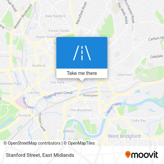 Stanford Street map