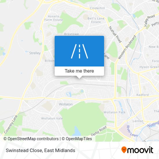 Swinstead Close map