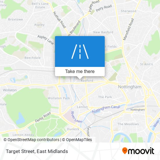 Target Street map