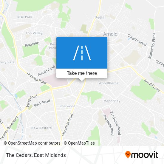 The Cedars map
