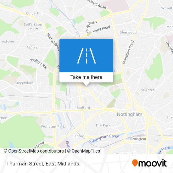 Thurman Street map