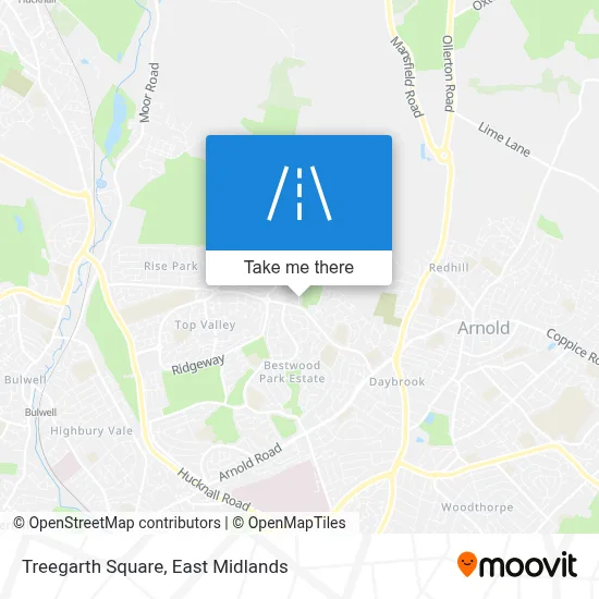 Treegarth Square map