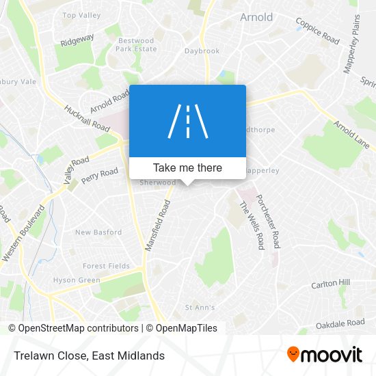 Trelawn Close map