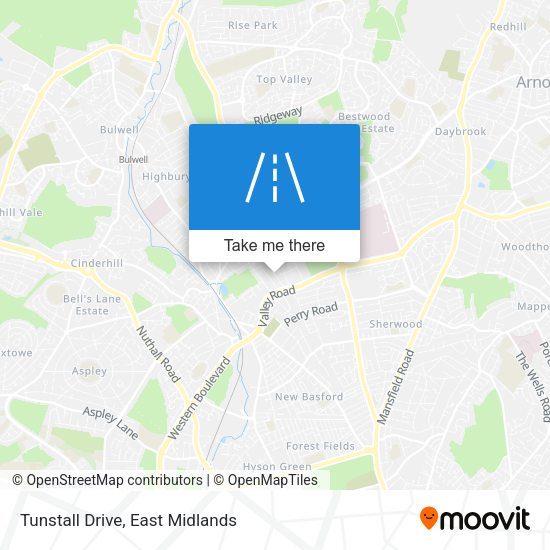 Tunstall Drive map