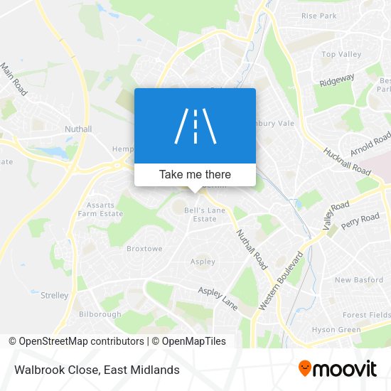 Walbrook Close map