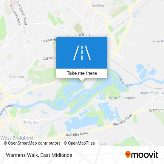 Wardens Walk map