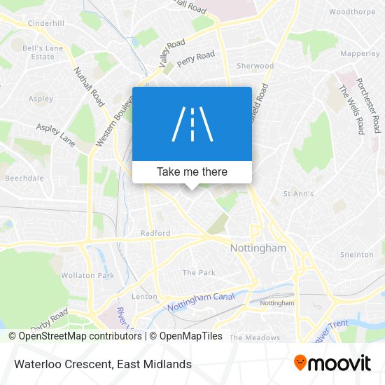 Waterloo Crescent map