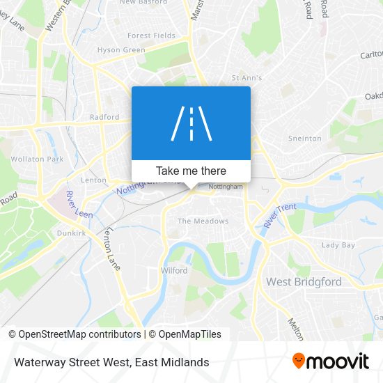 Waterway Street West map