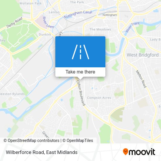 Wilberforce Road map