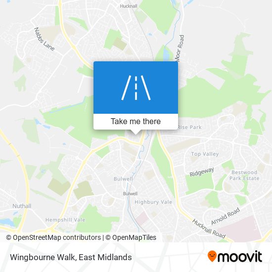 Wingbourne Walk map