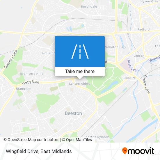 Wingfield Drive map