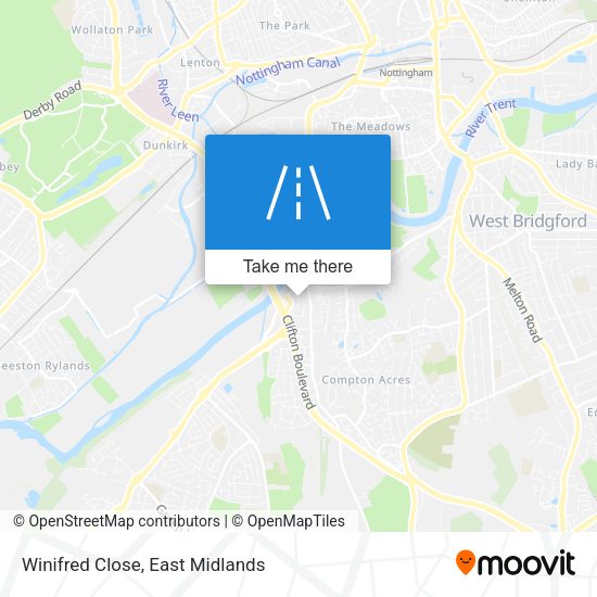 Winifred Close map