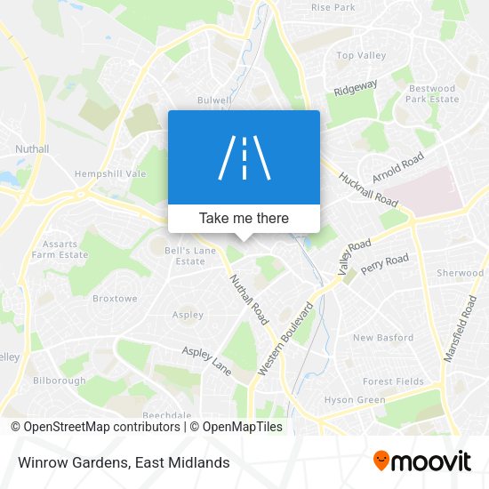 Winrow Gardens map
