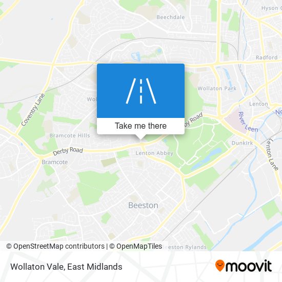 Wollaton Vale map