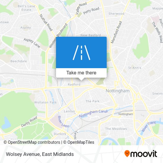 Wolsey Avenue map