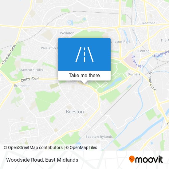 Woodside Road map