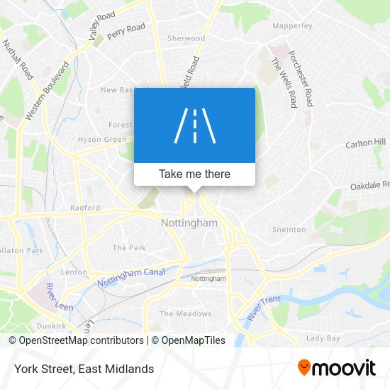 York Street map