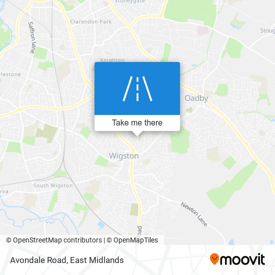 Avondale Road map