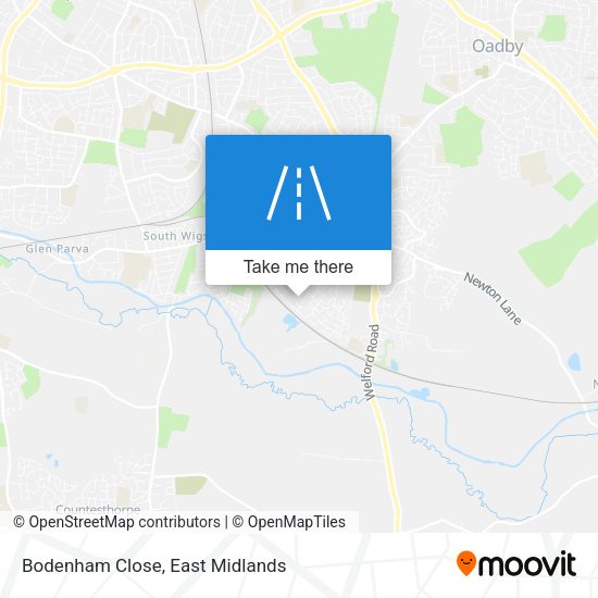 Bodenham Close map
