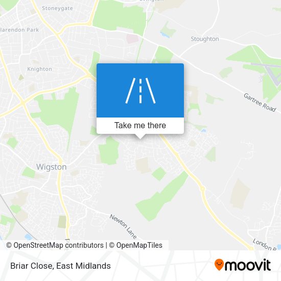 Briar Close map