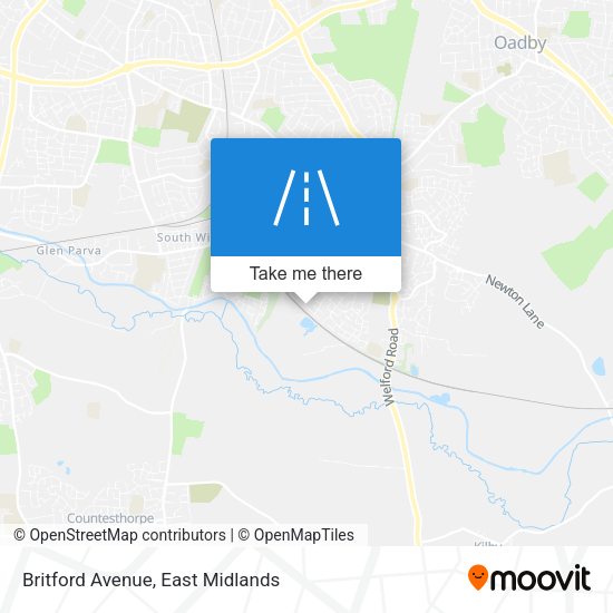 Britford Avenue map
