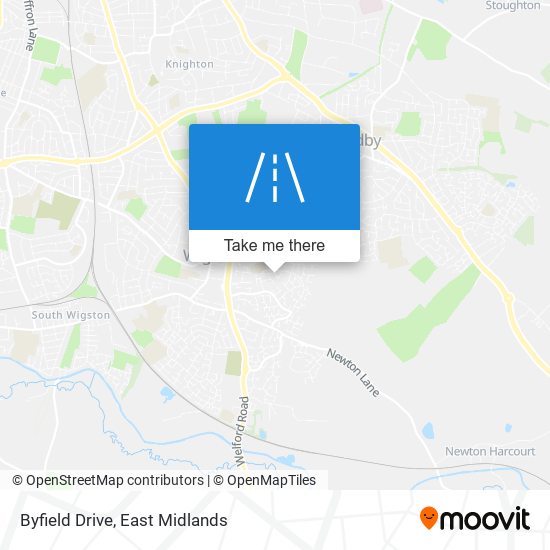 Byfield Drive map