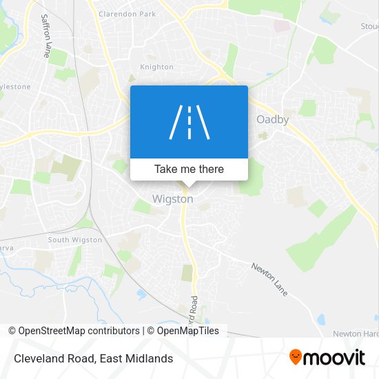 Cleveland Road map