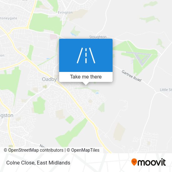 Colne Close map