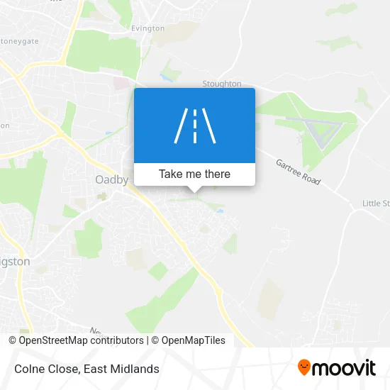 Colne Close map
