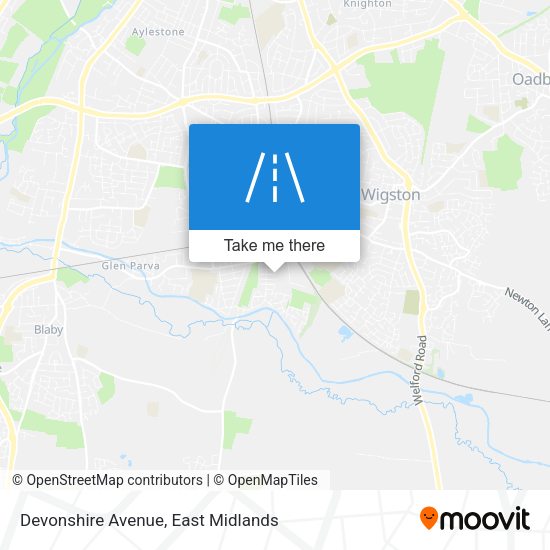Devonshire Avenue map