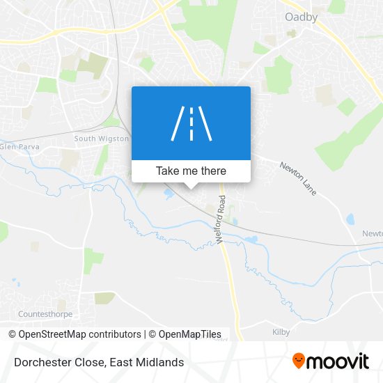 Dorchester Close map