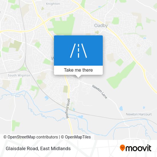 Glaisdale Road map