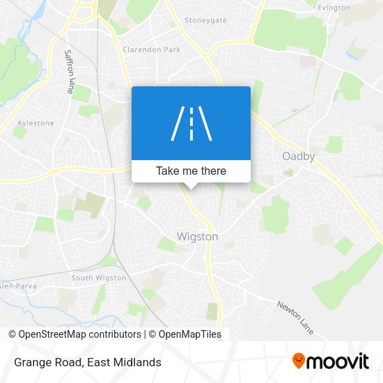 Grange Road map