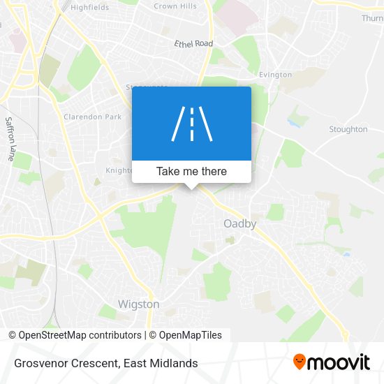 Grosvenor Crescent map
