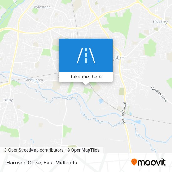 Harrison Close map