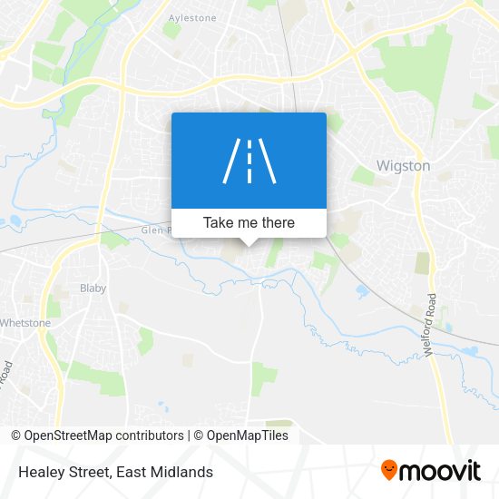 Healey Street map