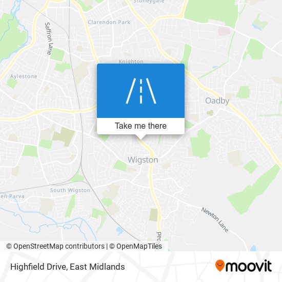 Highfield Drive map