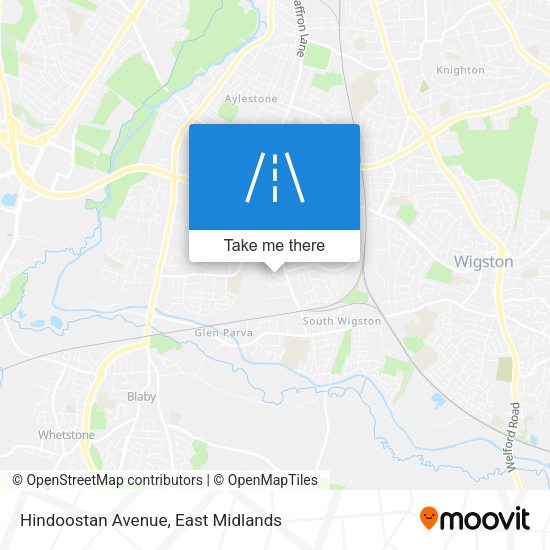 Hindoostan Avenue map
