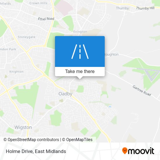 Holme Drive map