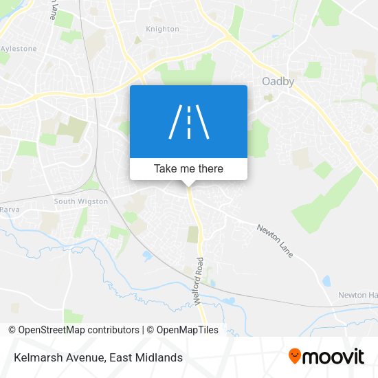 Kelmarsh Avenue map