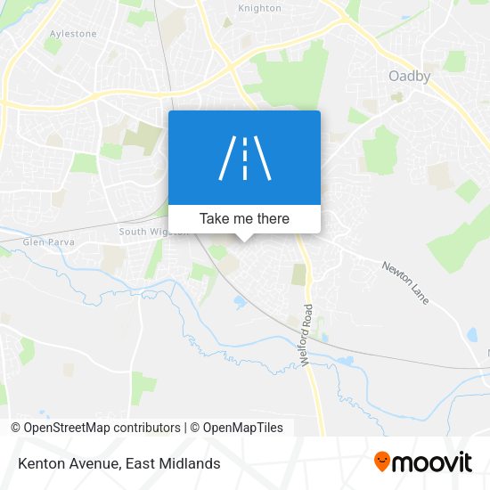 Kenton Avenue map