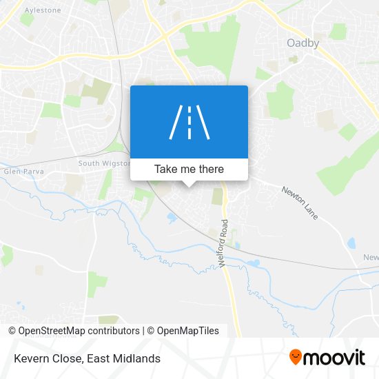 Kevern Close map