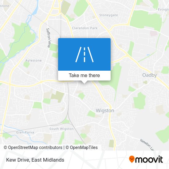Kew Drive map