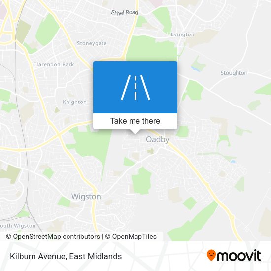 Kilburn Avenue map