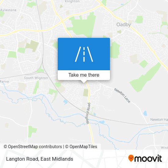 Langton Road map