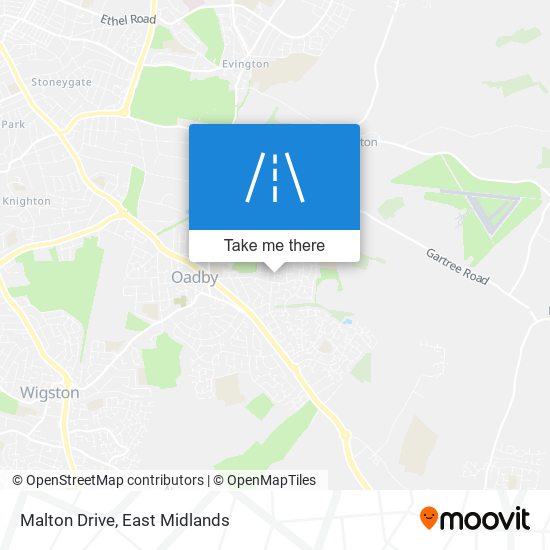 Malton Drive map