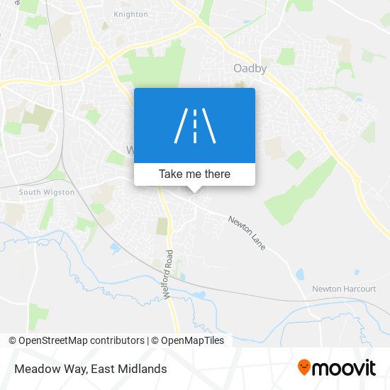 Meadow Way map