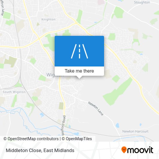 Middleton Close map